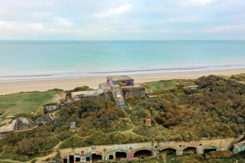 Circuit de la dune Marchand et nature à la gueule cassée - Zuydcoote
