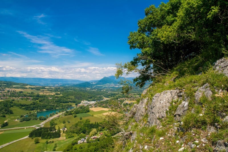 Tête de la Mandallaz et panorama de fou sur le bassin annécien - La Balme-de-Sillingy