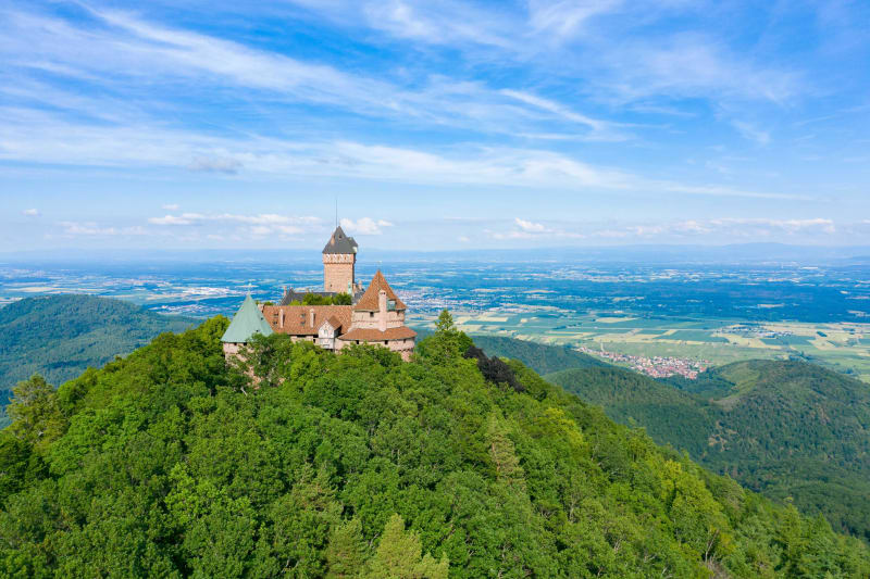 Montée du Haut Koenigsbourg depuis Saint-Hippolyte - Saint-Hippolyte