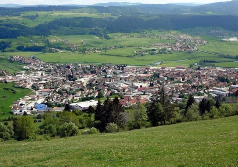 Mont Vouillot vanuit Les Fins en uitzicht op de horizon - Les Beuclets, Les Fins