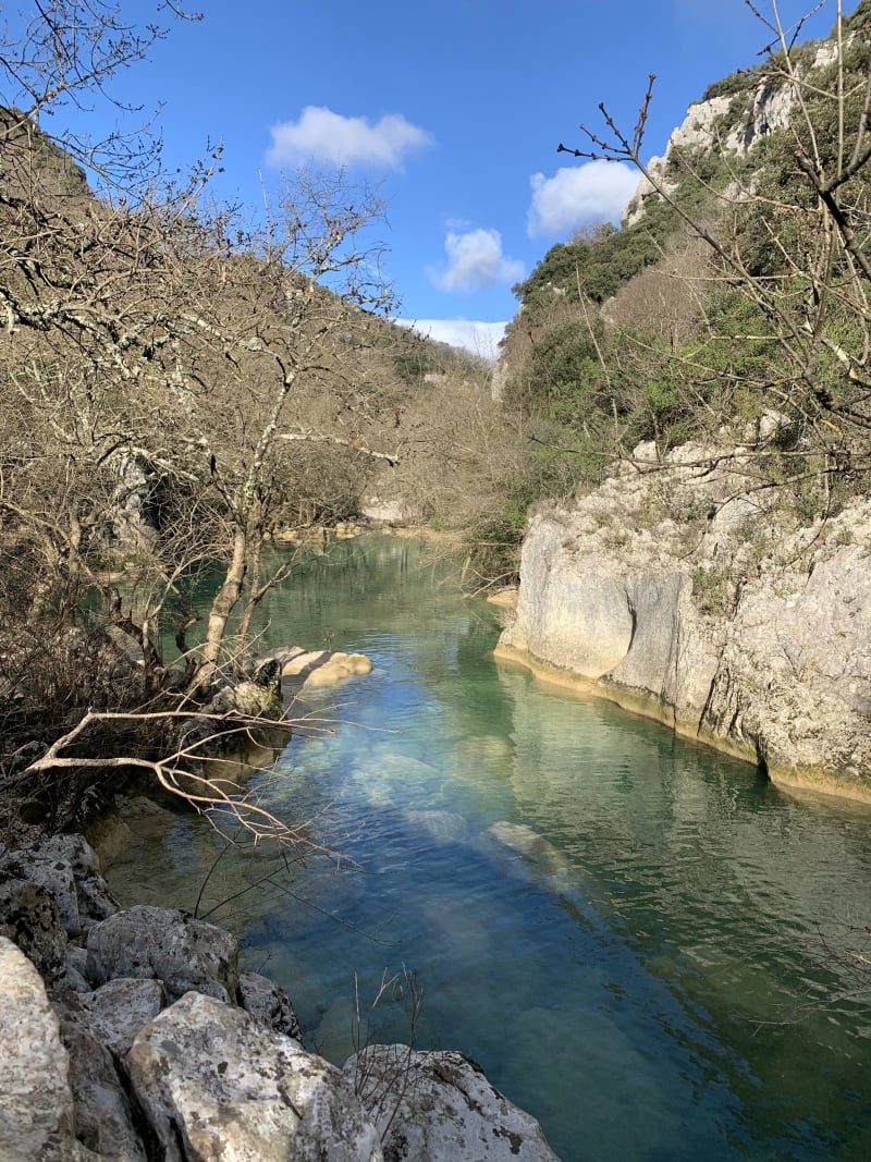 Prachtige kloof van Arcs en kloven van Lamalou - La Garde