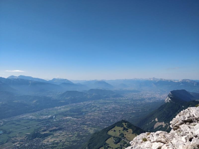 Rando à la dent de Crolles depuis le col du Coq et vue d'exception sur Grenoble - Saint-Pancrasse, Plateau-des-Petites-Roches
