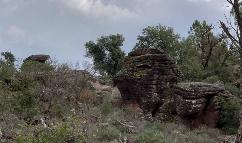 Roches Arizona à "Roucas troucas" et cascades de l'Aille - Vidauban