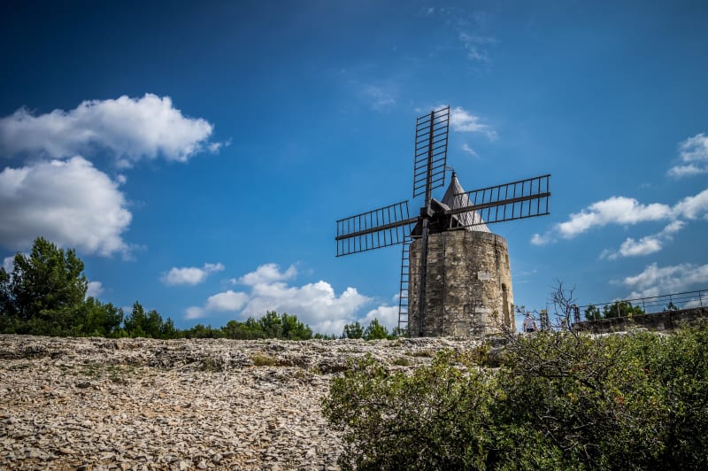 Wandelpad en boswandeling langs de molens van Fontvieille - Fontvieille