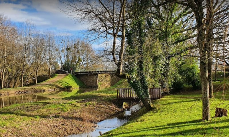 Canal de Nantes à Brest et chemins creux - Nort-sur-Erdre
