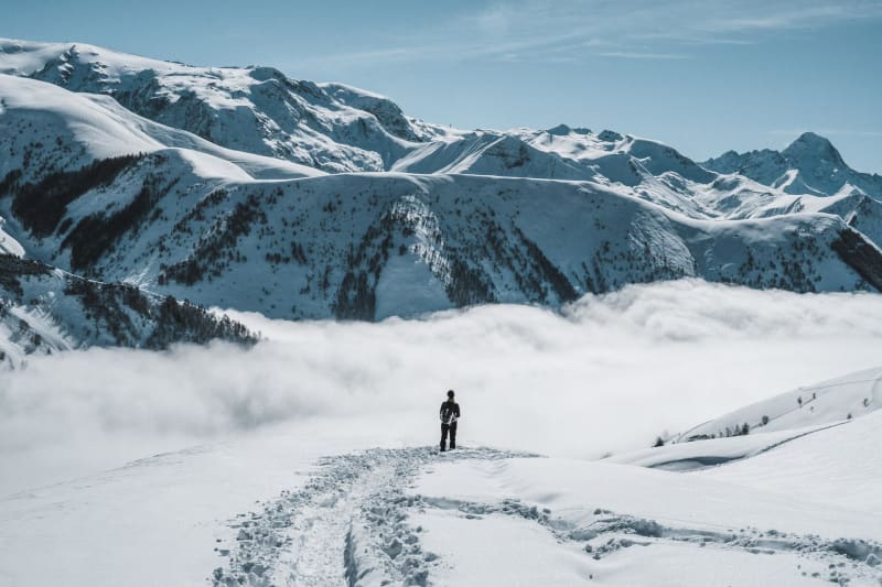 Sommet de Saint-Sebastien depuis Besse et merveilleux Écrins - Besse