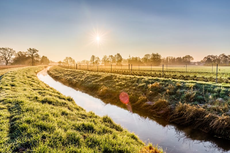Dans la campagne de l'ouest et bords de rivière - Blain