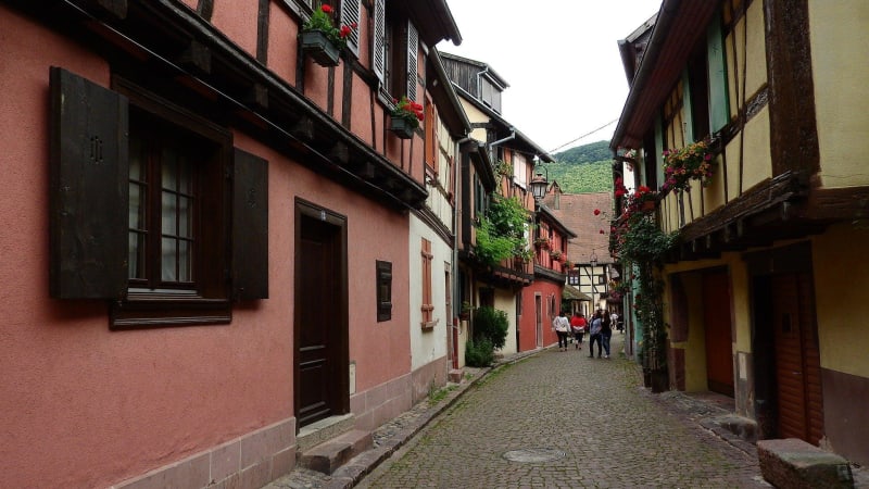Tour de Rhin, asperges et colombages - Gambsheim