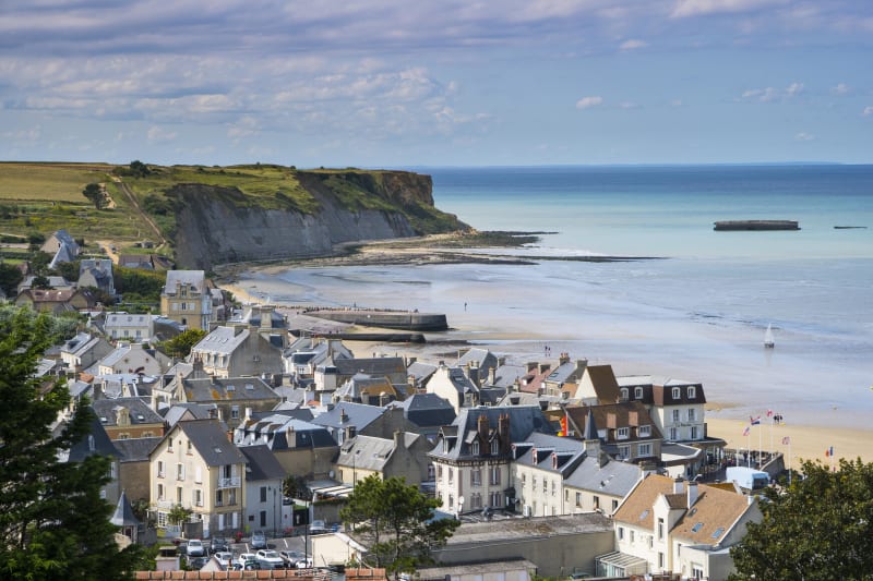 Vélomaritime d'Arromanches à Port-en-Bessin et bain de culture - Arromanches-les-Bains
