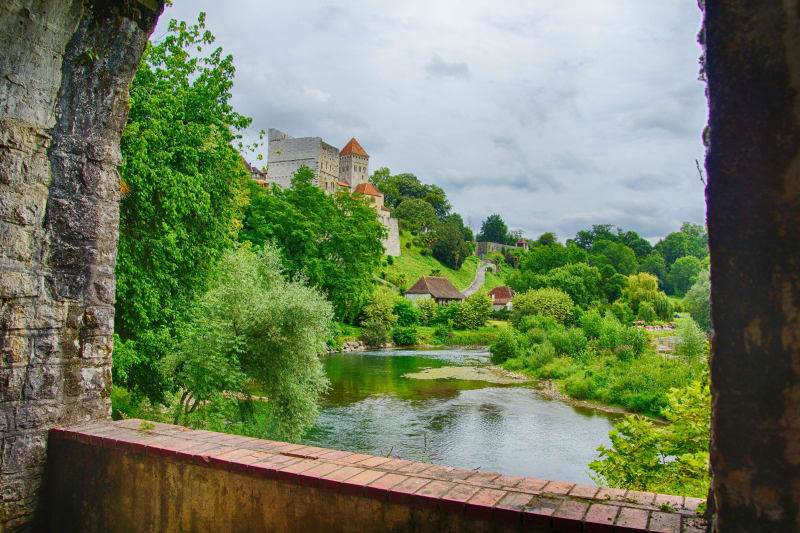 Paysages euphorisants du Béarn et super mise en selle - Assat (Pau)