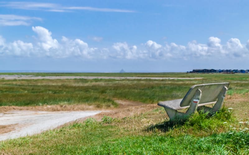 Rouler de biez en baie du Mont-Saint-Michel - La Fresnais