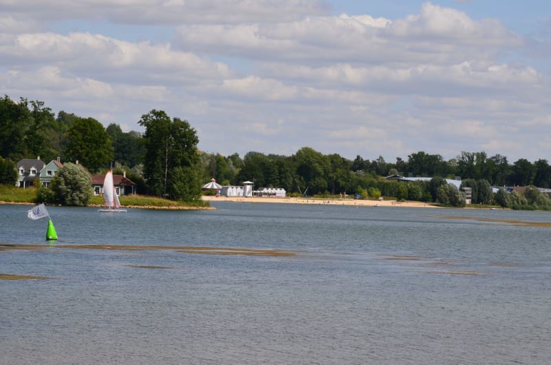 Bord du lac de l'Ailette et traversée des hameaux disparus - Neuville-sur-Ailette