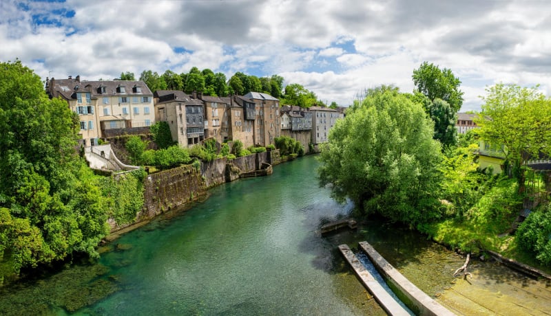 Voie verte (et des pas mûres) au ruisseau de Montségur - Salies-de-Béarn