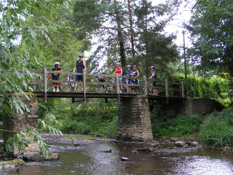 Le pont Martin à VTT - Pont-d'Ouilly