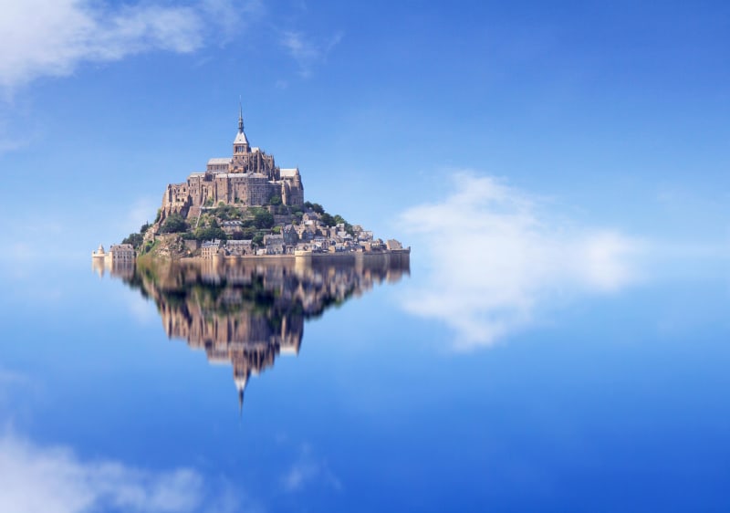Découverte du mascaret avec le Mont en toile de fond - Saint-Léonard