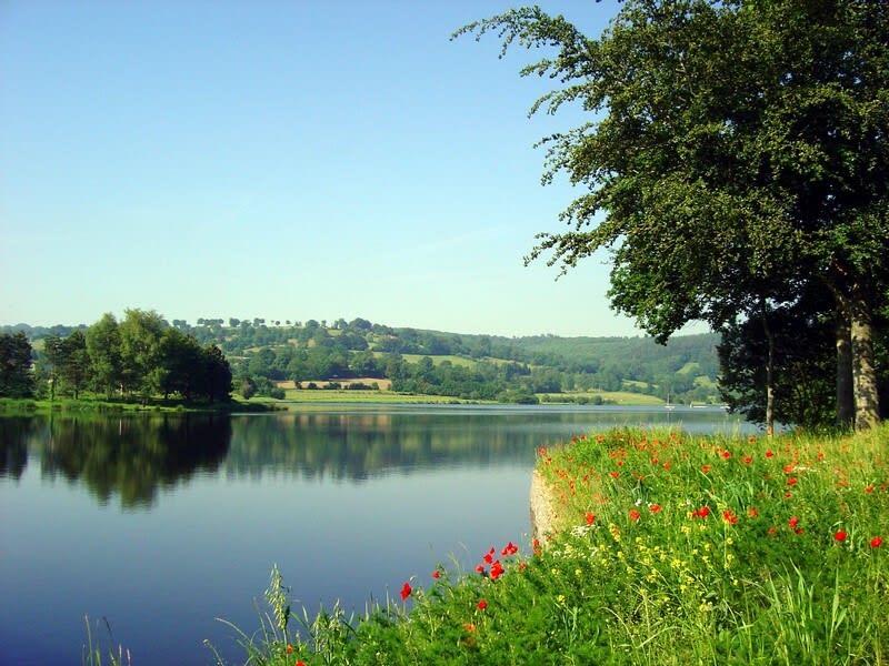 Le lac de la Dathée à VTT - Noues de Sienne