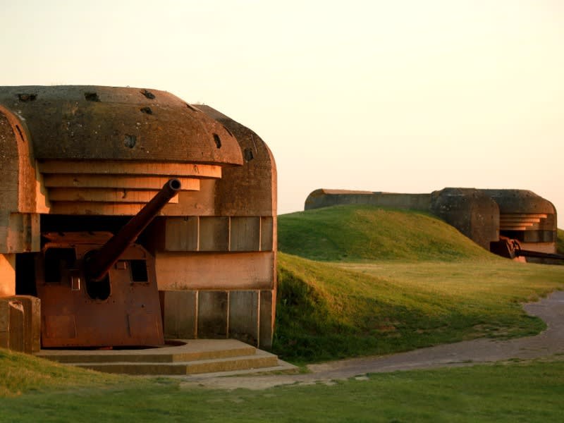 De la batterie de Longues-sur-Mer au cap Manvieux - Longues-sur-Mer