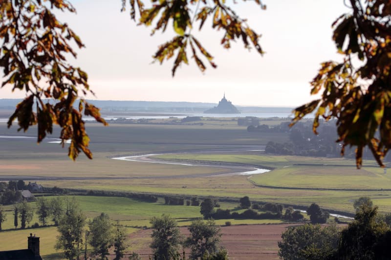 Premières loges sur le Mont Saint-Michel par le GR® 223 - Genêts