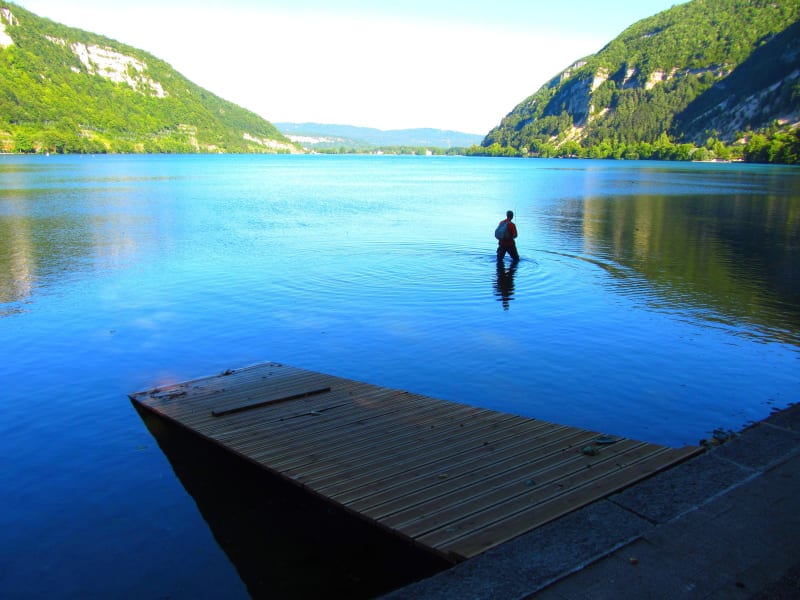 Mountainbiketocht door Nantua en Jurassic Lake - Nantua