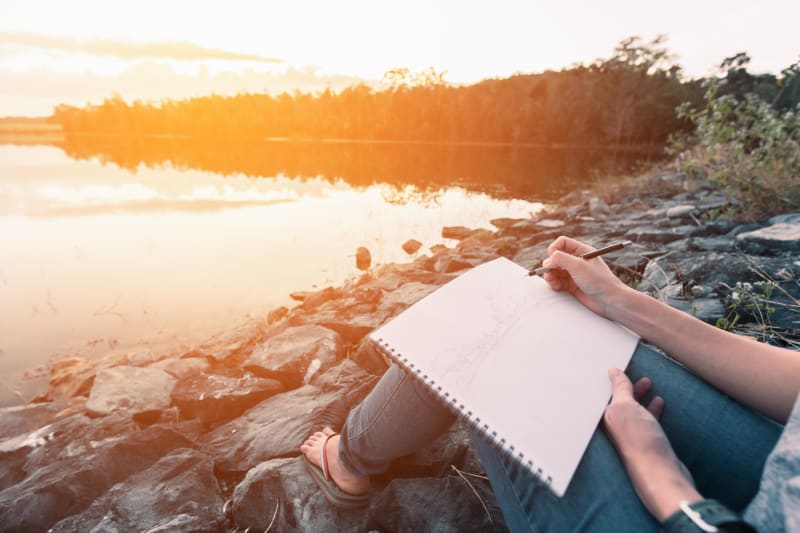 Rando-dessin dans le parc de Beaulieu - Nantes