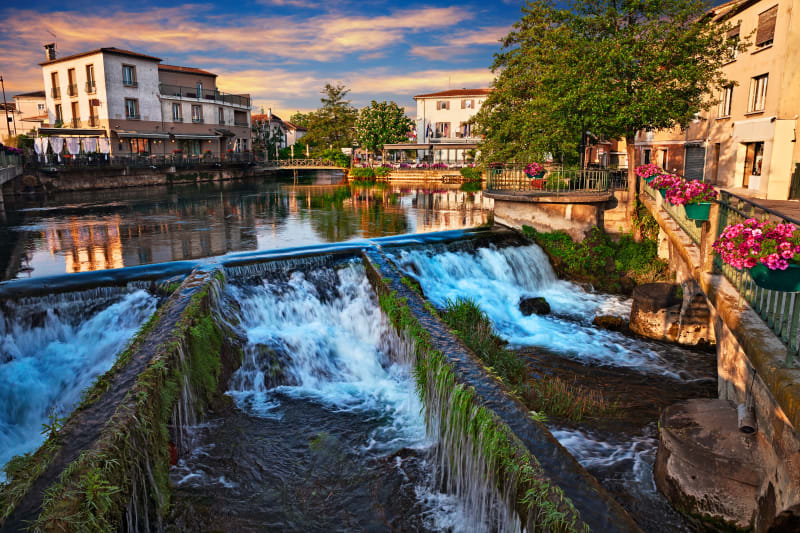 L'Isle-sur-la-Sorgue à travers champs, vignes et vergers - L'Isle-sur-la-Sorgue