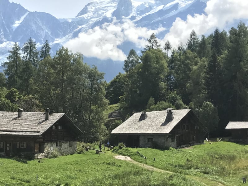 Alpage de Charousse et rêver devant le coucher du soleil - La Côte des Chavants, Les Houches