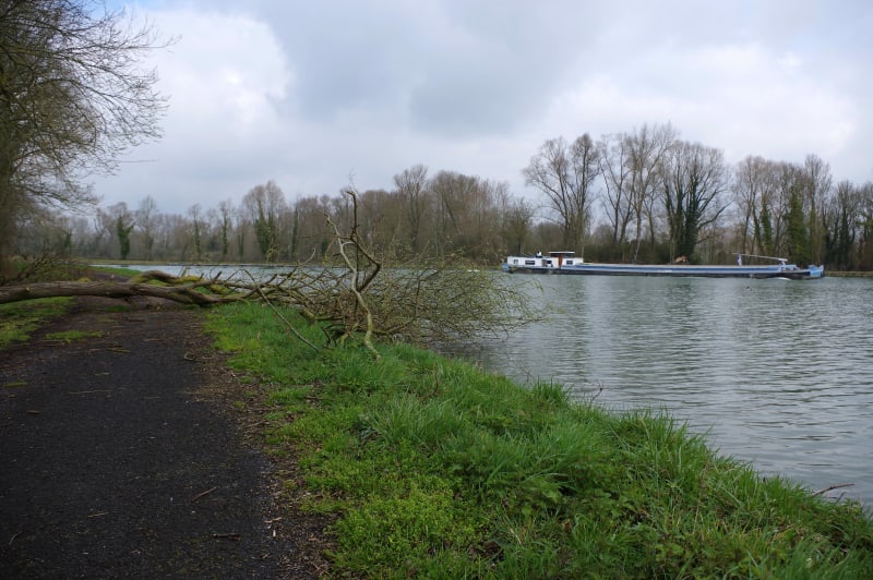 Sensée des mariniers à vélo : canal historique - Féchain
