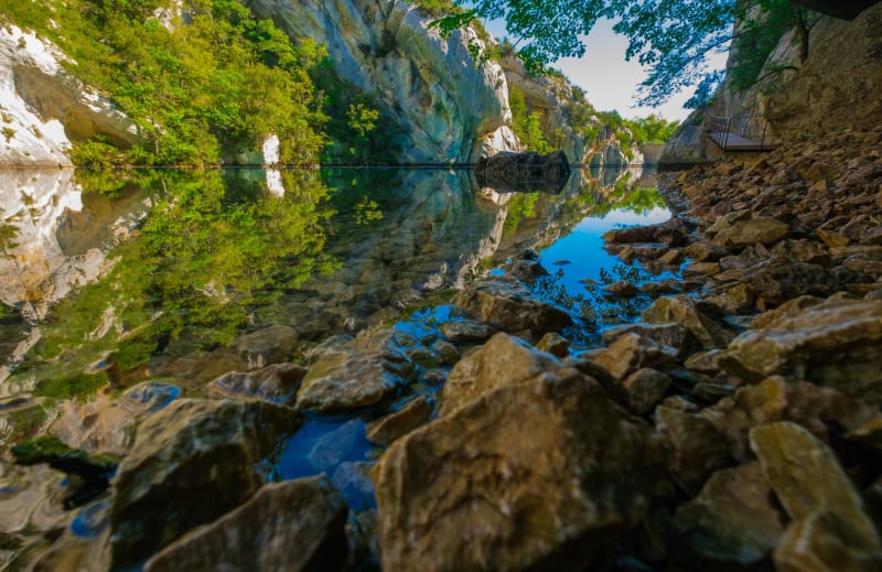 Quinson, sa chapelle et ses gorges à VTT - Montmeyan