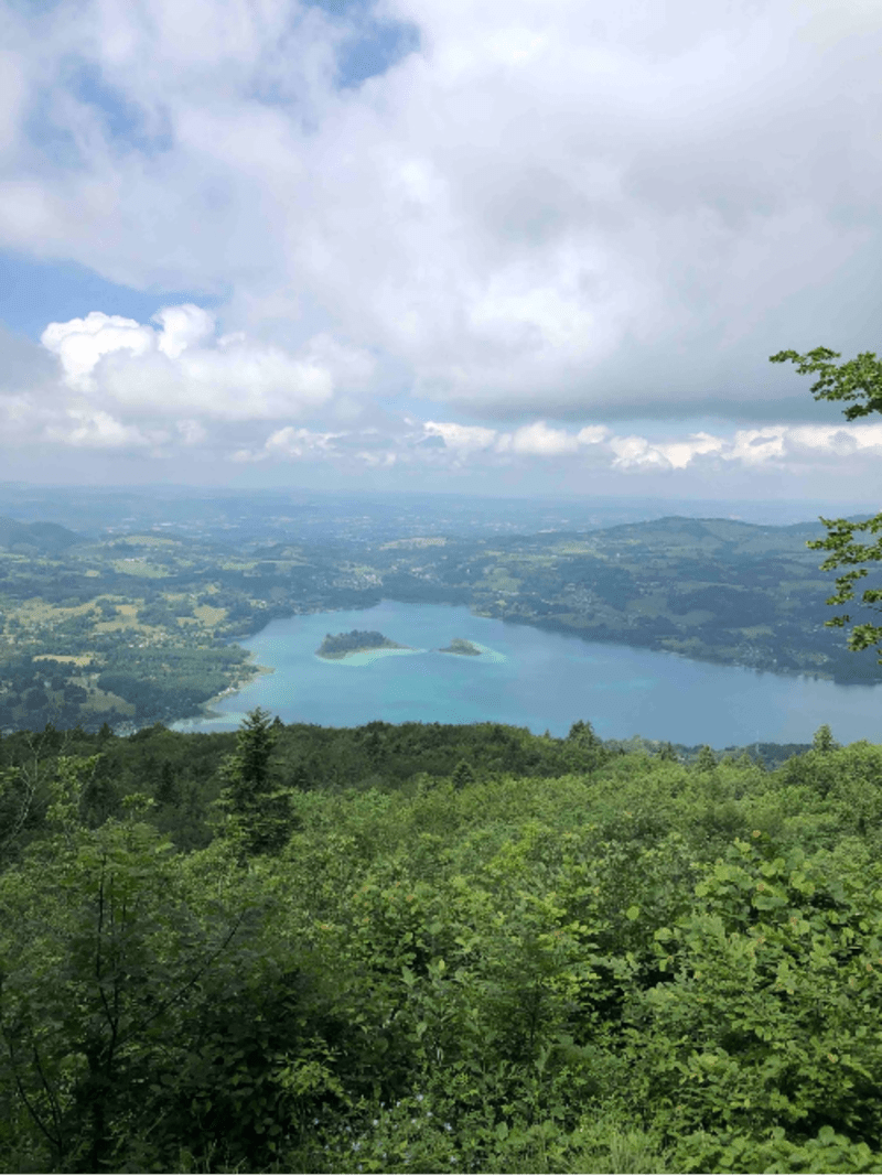 Voies de l'Epine et mise en scène du lac d'Aiguebelette - Aiguebelette-le-Lac