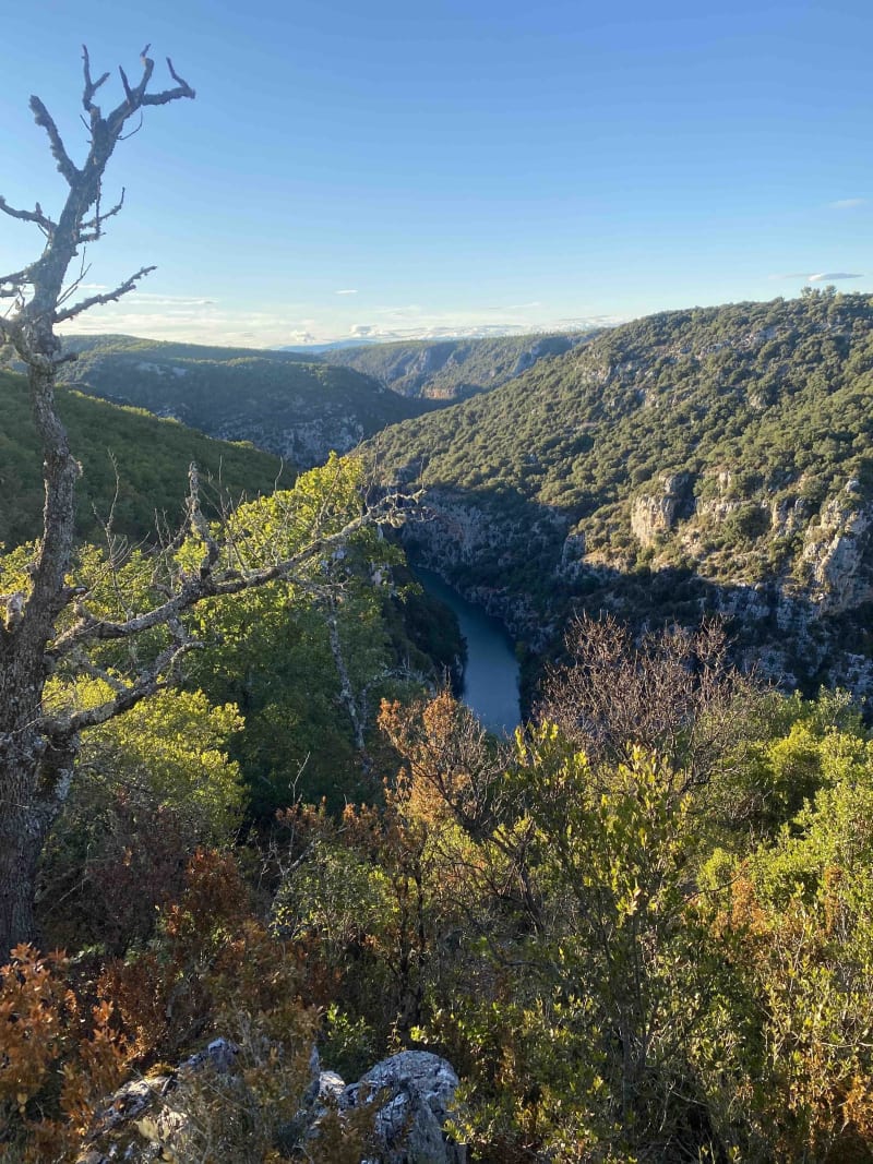 Kapel van Sainte-Maxime en prachtig uitzicht op de Gorges - Quinson