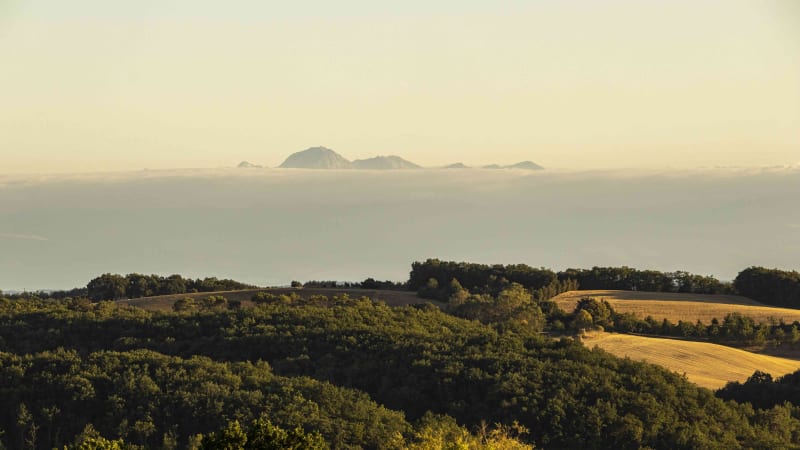 Autour de Monlaur-Bernet et au sommet du Gers à VTT - Monlaur-Bernet