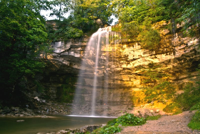 Cascades du Hérisson par Bonlieu et sources de plaisir - La Chaux-du-Dombief