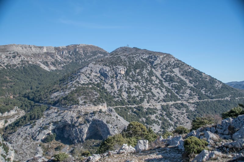 Ascension du Col du Buis à VTT et vallée de l'Estéron - Briançonnet
