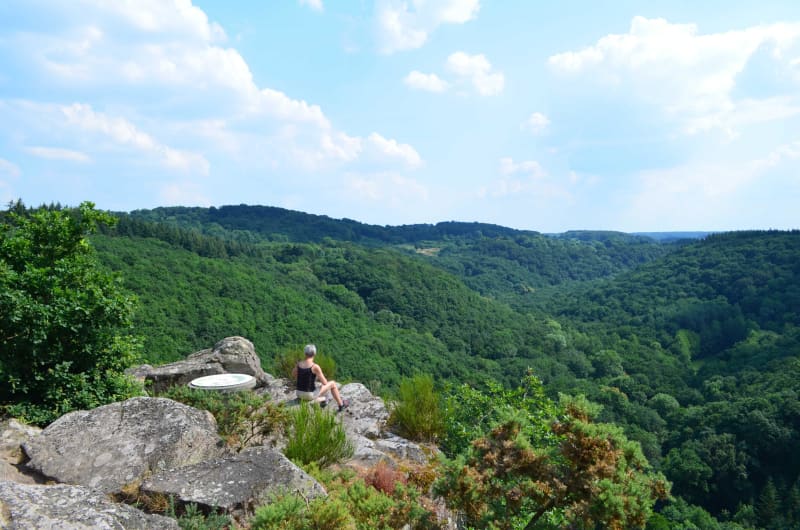 Rêve éveillé et tranquillité du GR® 36 à la Roche d'Oëtre - Saint-Philbert-sur-Orne
