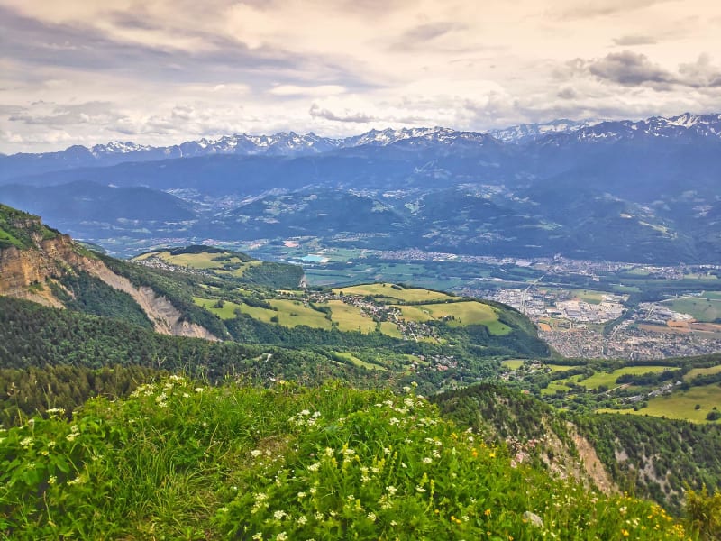 Bec Charvet et panoramas sur les sommets de la Chartreuse - Col du Coq, Plateau-des-Petites-Roches