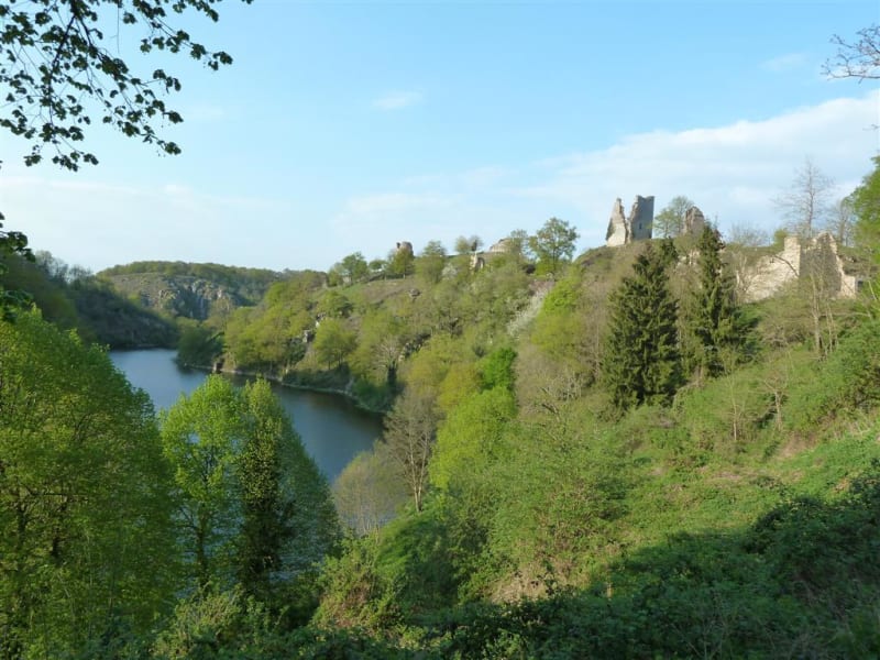 Sentier des peintres, autour de la forteresse de Crozant - Crozant