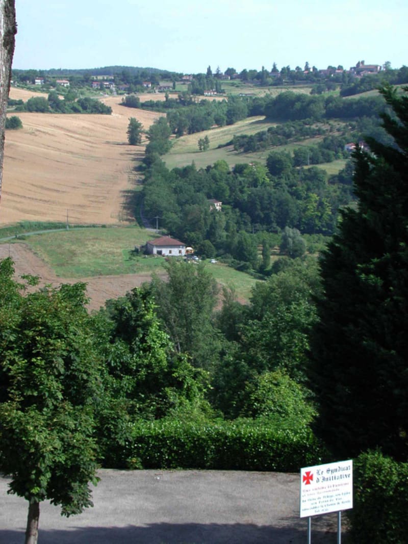 Clermont-Dessous / Bazens, panoramas sur la vallée de la Garonne - Clermont-Dessous