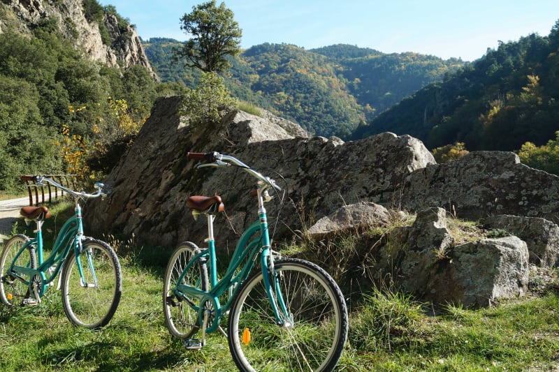 Autour de Joyeuse à vélo, un petit coin de paradis ardéchois - Joyeuse