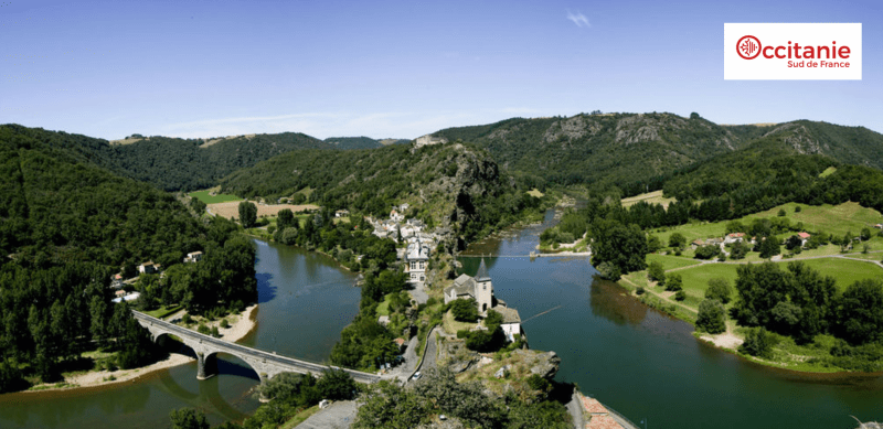 Somptueux méandres du Tarn et sentier des Cabanes - Ambialet