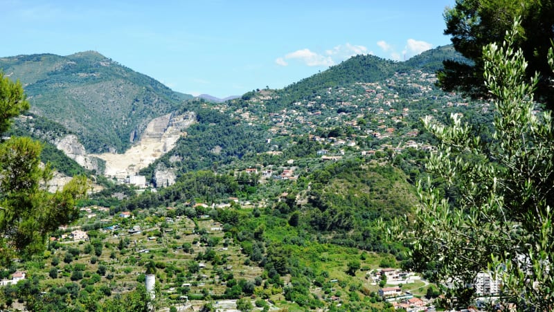 Plongée, tête dans le guidon, dans la jungle méditerranéenne - Falicon