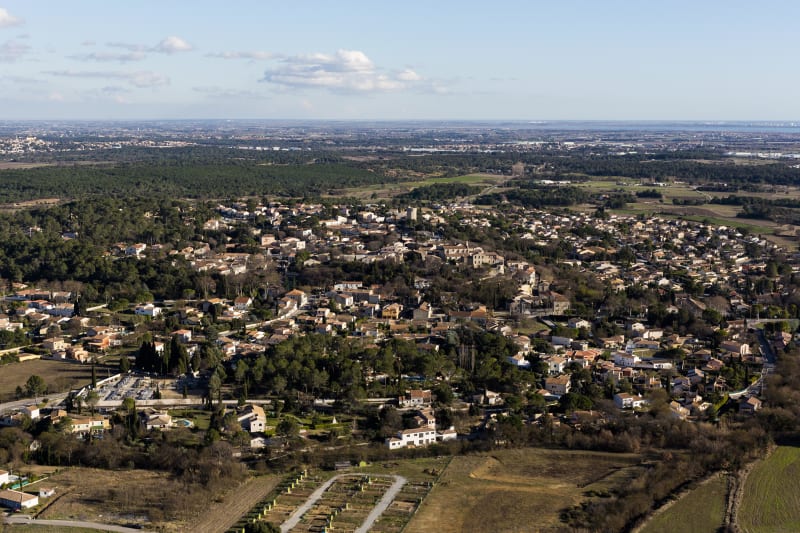 Teyran et boucle à VTT hors du temps dans la garrigue - Teyran