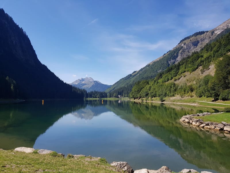 Tour du lac de Montriond et la jolie cascade d’Ardent - Montriond