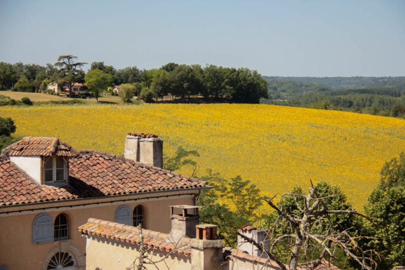 Nérac, vers Mézin, avec le petit train touristique - Nérac