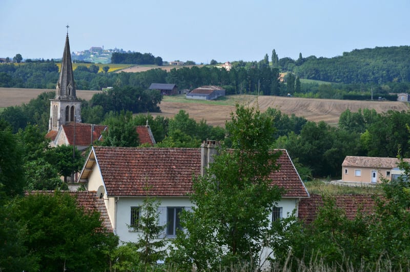 Laurès, en route vers Envals - Laussou (Laurès)