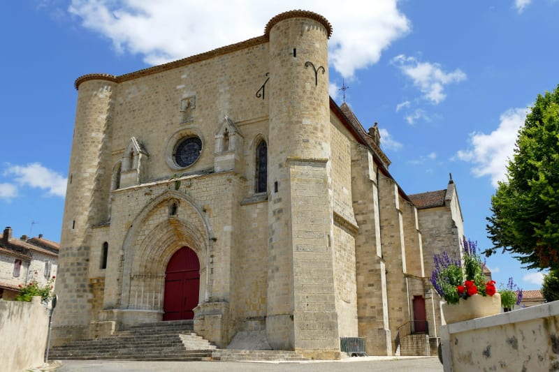 Mézin, vers Nérac, avec le petit train touristique - Mézin