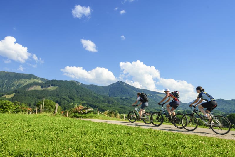Balade paisible à vélo au pied de la Mandallaz - Allonzier-la-Caille
