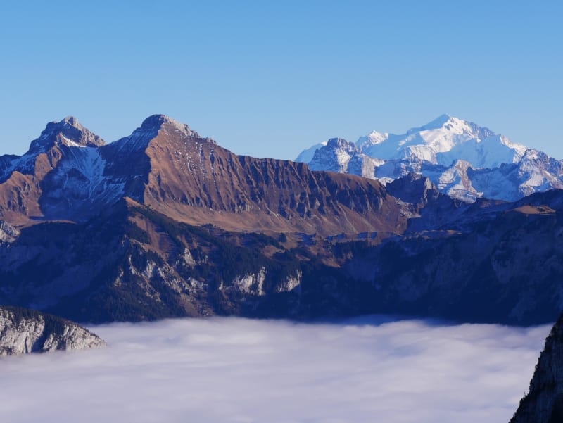 Pic de Jallouvre, sur les terres du Gypaète Barbu - Le Reposoir