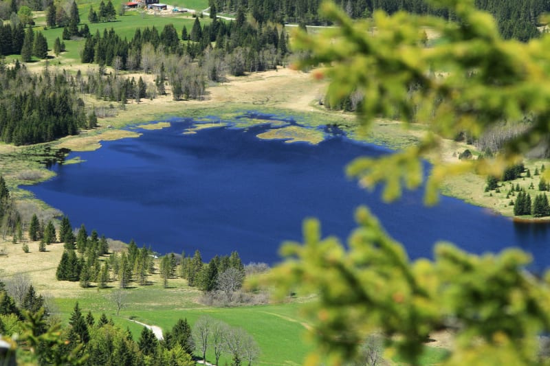 Lac de Bellefontaine et sur les pas des passeurs par les GR® - Chapelle-des-Bois