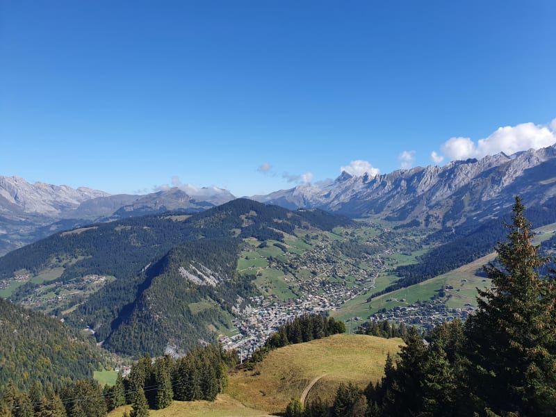 Col de la Croix Fry et frissonnante descente - Manigod