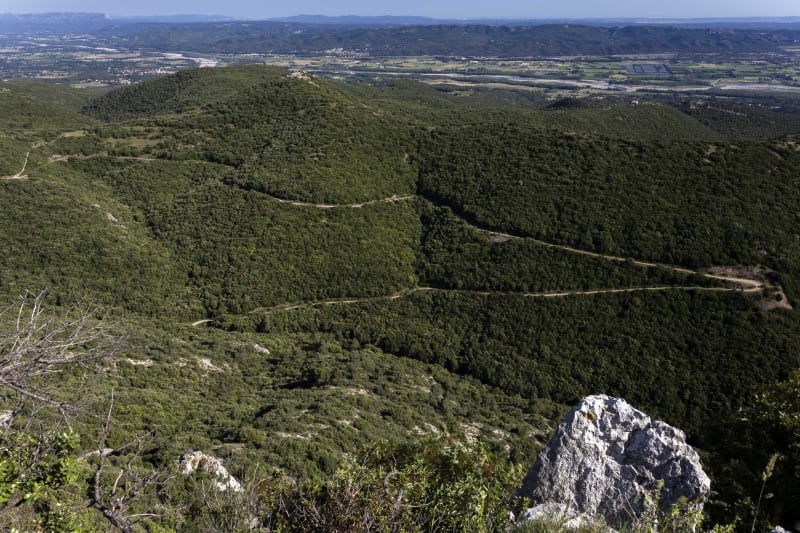 Bain de nature depuis le col de Murs - Murs